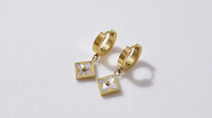 Luxury Earrings Gold Stud Earrings 