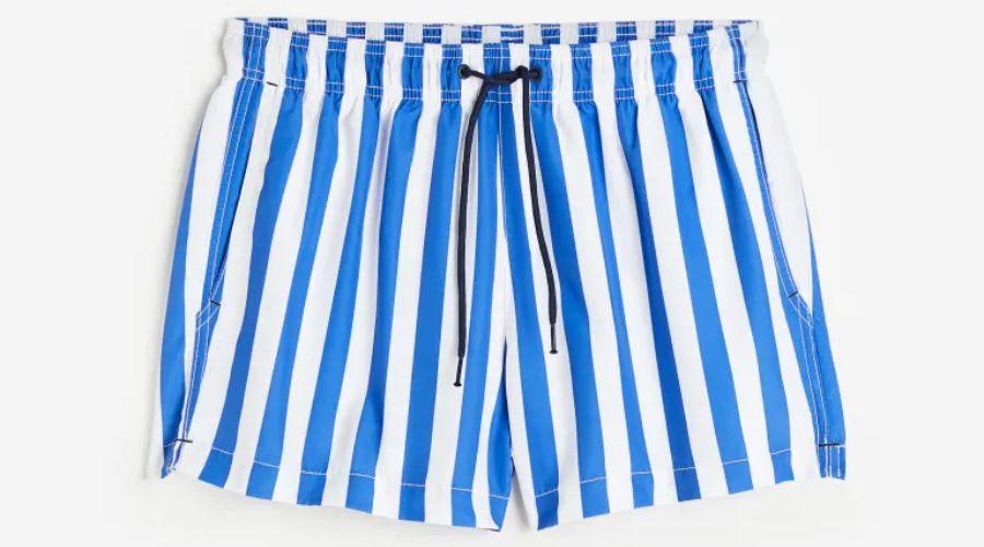 Swim shorts with pattern