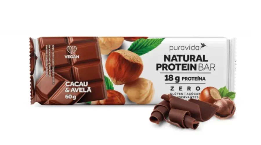 NATURAL PROTEIN BAR - COCOA AND HAZELNUT FLAVOR