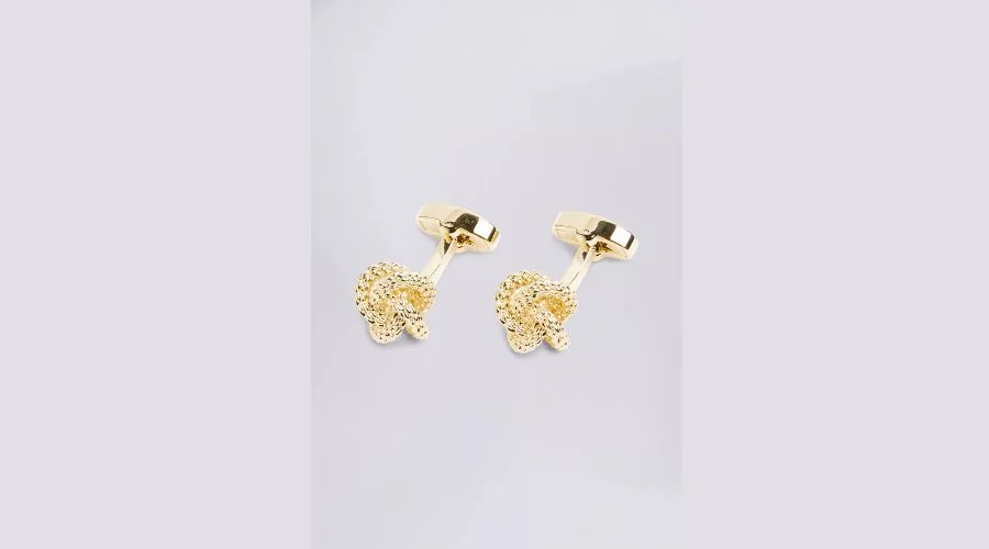 MOSS Fancy gold knot cufflinks