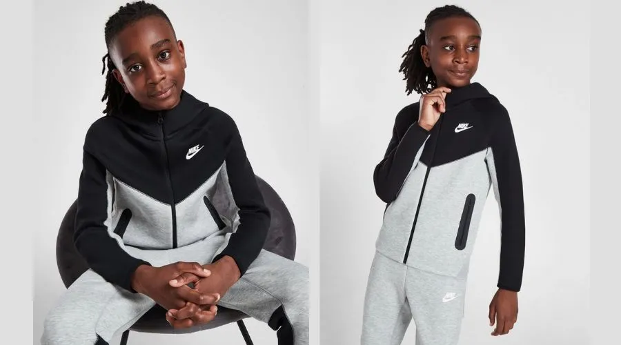 Nike Tech Fleece Colour Block Hoodie Junior