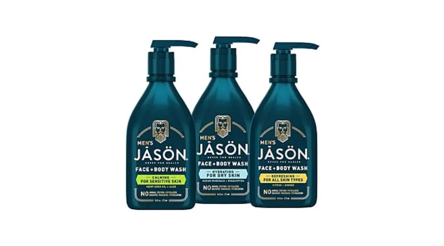 Jason Natural Men's Face and Body Wash