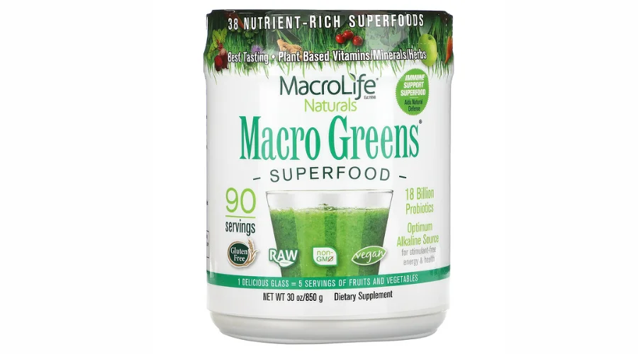 Macrolife Naturals, Macro Greens, Superfood