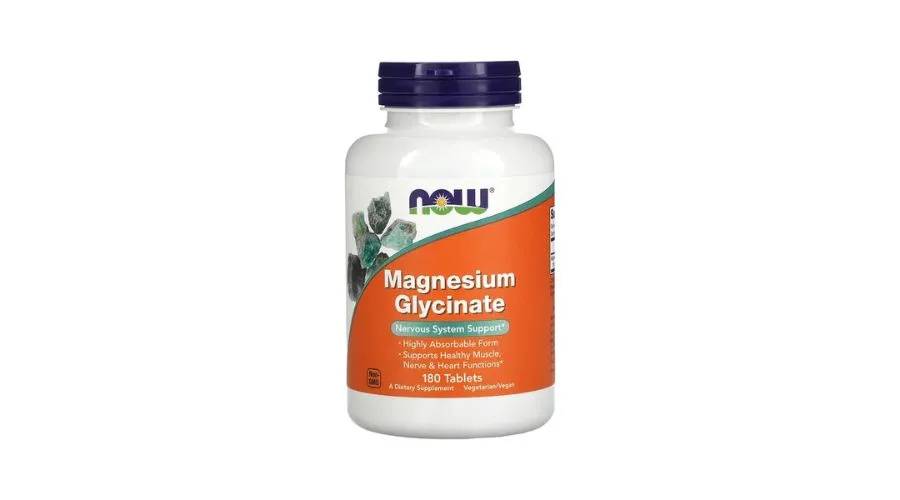 NOW Foods, Magnesium Glycinate, 180 Tablets