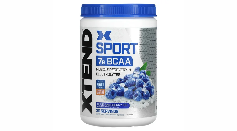 Xtend, Sports, 7G BCAA, Iced Blueberry Flavor