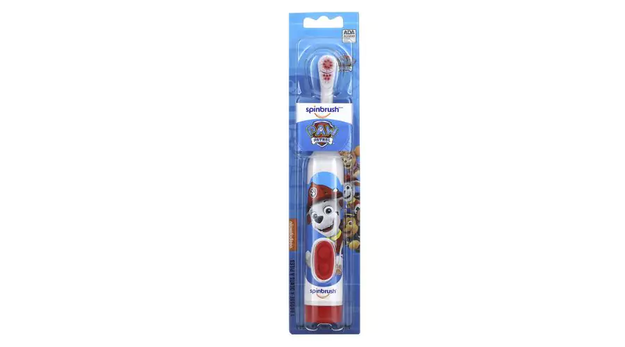 Arm & Hammer, Kid's Spinbrush, Paw Patrol, Soft, 1 Battery Powered Toothbrush