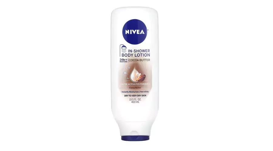 Nivea, In-shower body lotion, Cocoa Butter, 13.5 fl oz (400 ml) 