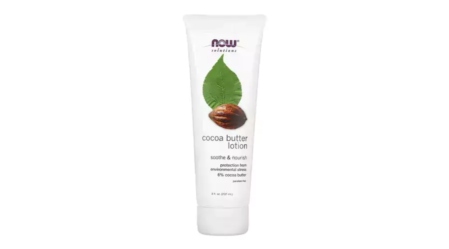 Now foods, solutions, Cocoa Butter Lotion, 8 fl oz (237 ml) 