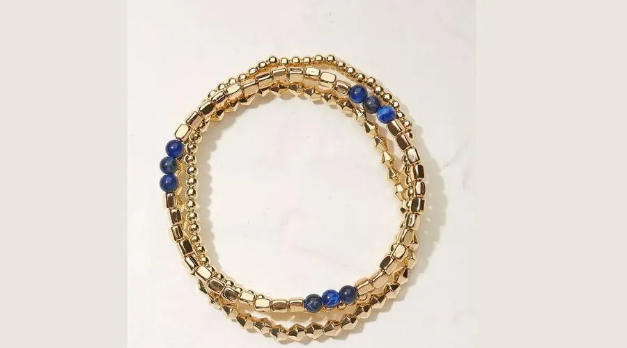Gold stretch bracelet