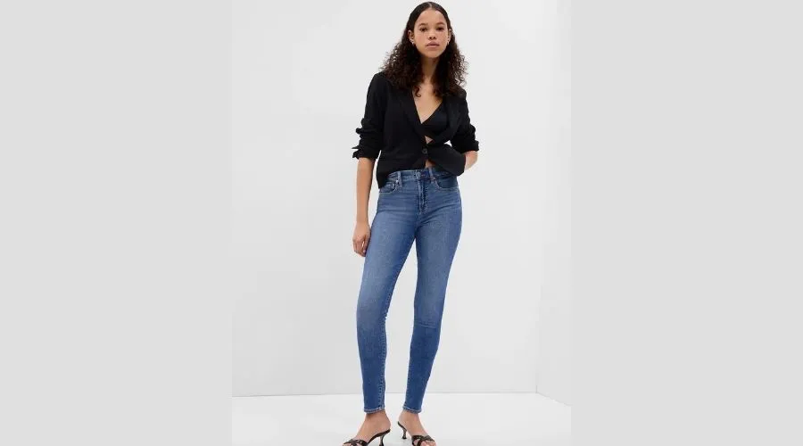 High rise true skinny jeans with Washwell - Indigo