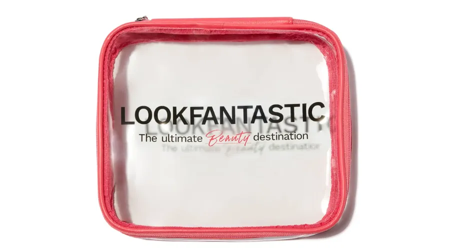 Lookfantastic Clear Travel Bag - Pink