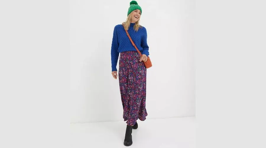 Naomi Abstract Midi Skirt