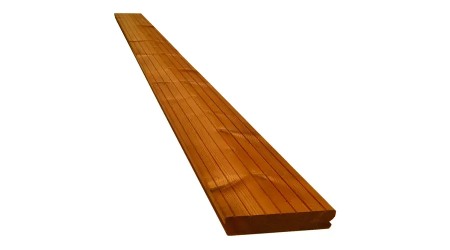 Thermowood Onek wooden interlocking plank 