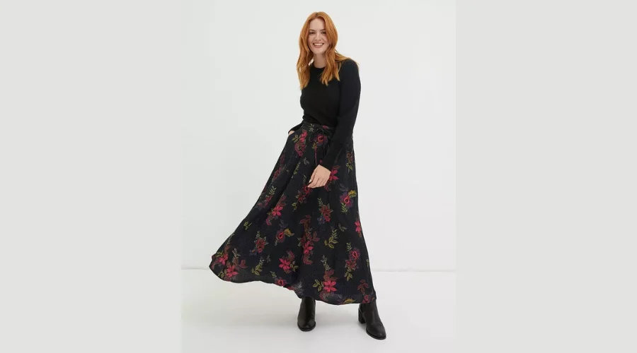 Amelie Floral Midi Skirt