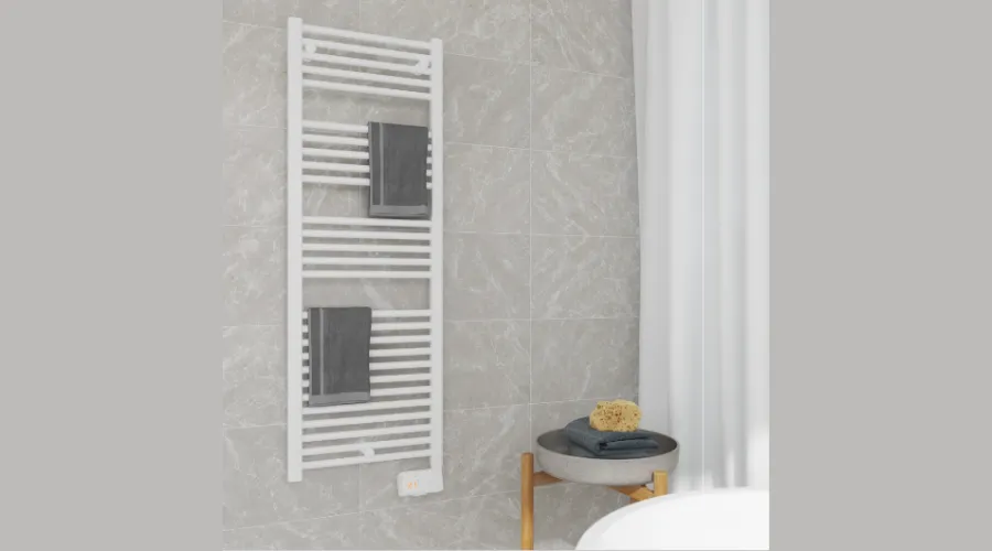 EQUATION Kaltar electric towel warmer L 48 cm white