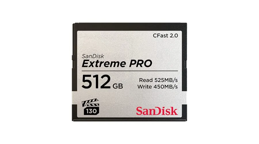 SanDisk 512GB Extreme PRO CFast 2.0