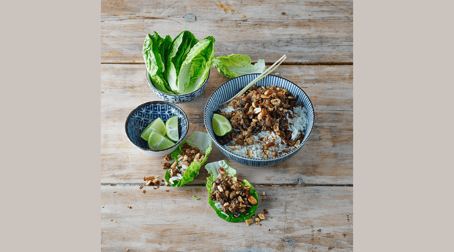 Thai Pork Salad With Lemongrass Rice