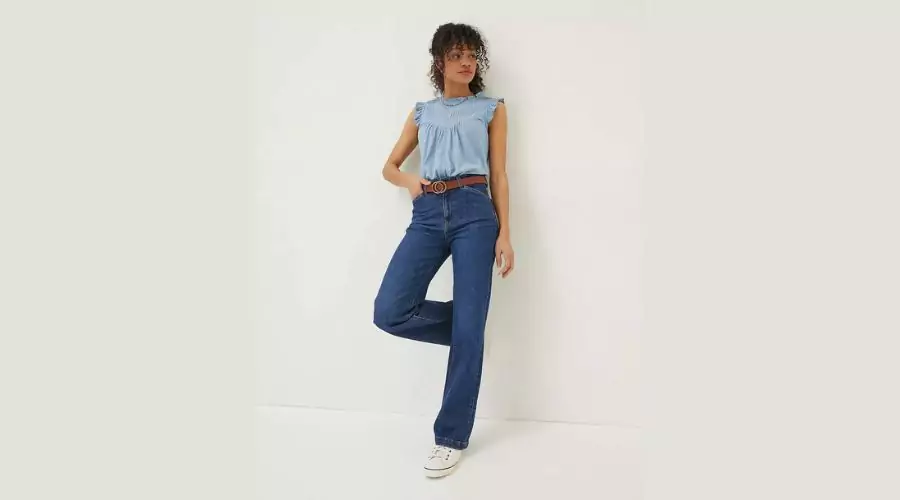 Elise Wide Leg Comfort Stretch Jeans