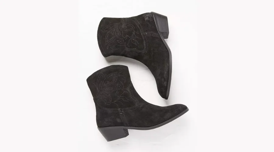 Abilene Western Embroidered Ankle Boot