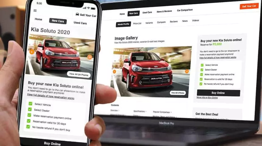 online car buying website