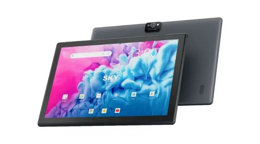Tablets at sky