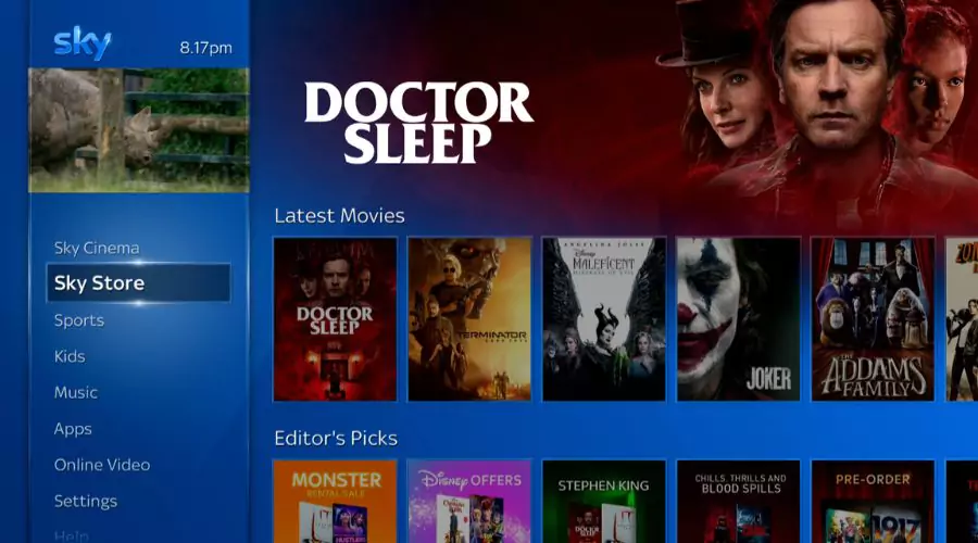 Top Movies to Rent from Sky Store