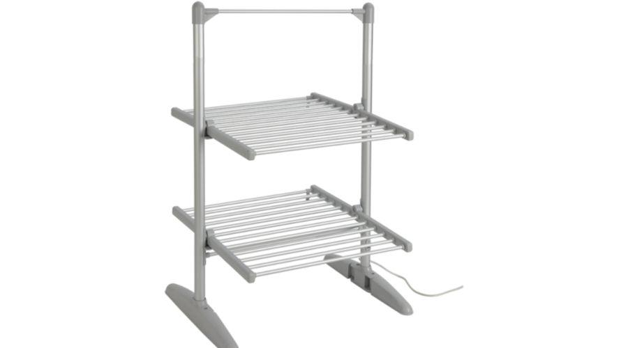Tiered Heated Clothes Airer with Cover Option