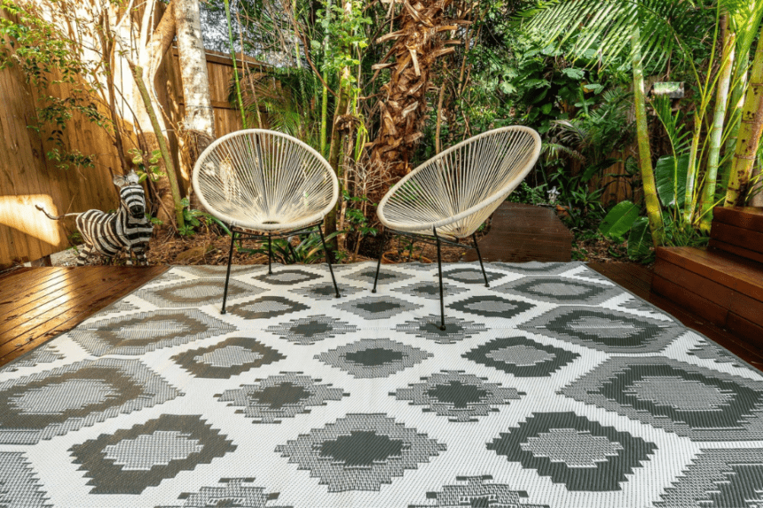 Outdoor garden rug | Nowandlive