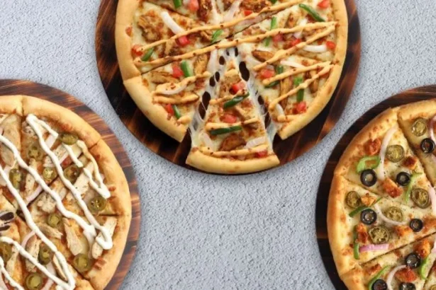 Domino's pizza sizes and slices